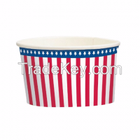 8 oz Wholesale Paper Ice Cream Cups / Party Supplies 1,000ct ( Free ship )