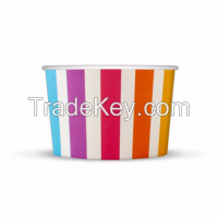 8 oz Wholesale Paper Ice Cream Cups / Party Supplies 1,000ct ( Free ship )