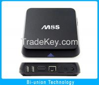 m8s android tv box 4k smart tv m8s Kodi full Loaded Amlogic S812 tv box